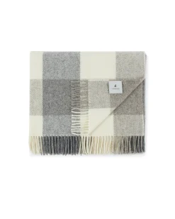Coperte|Lanerossi Adamello Check Frangiata pura lana
