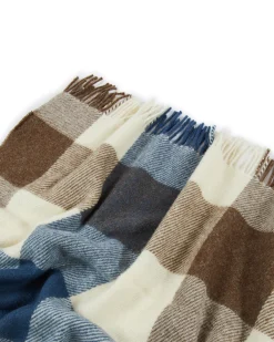 Coperte|Lanerossi Adamello Check Frangiata pura lana