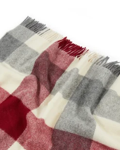Coperte|Lanerossi Adamello Check Frangiata pura lana