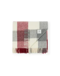 Coperte|Lanerossi Adamello Check Frangiata pura lana