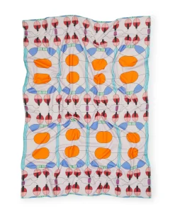 Plaid|Lanerossi plaid e cuscino by Elena Salmistraro Campanule