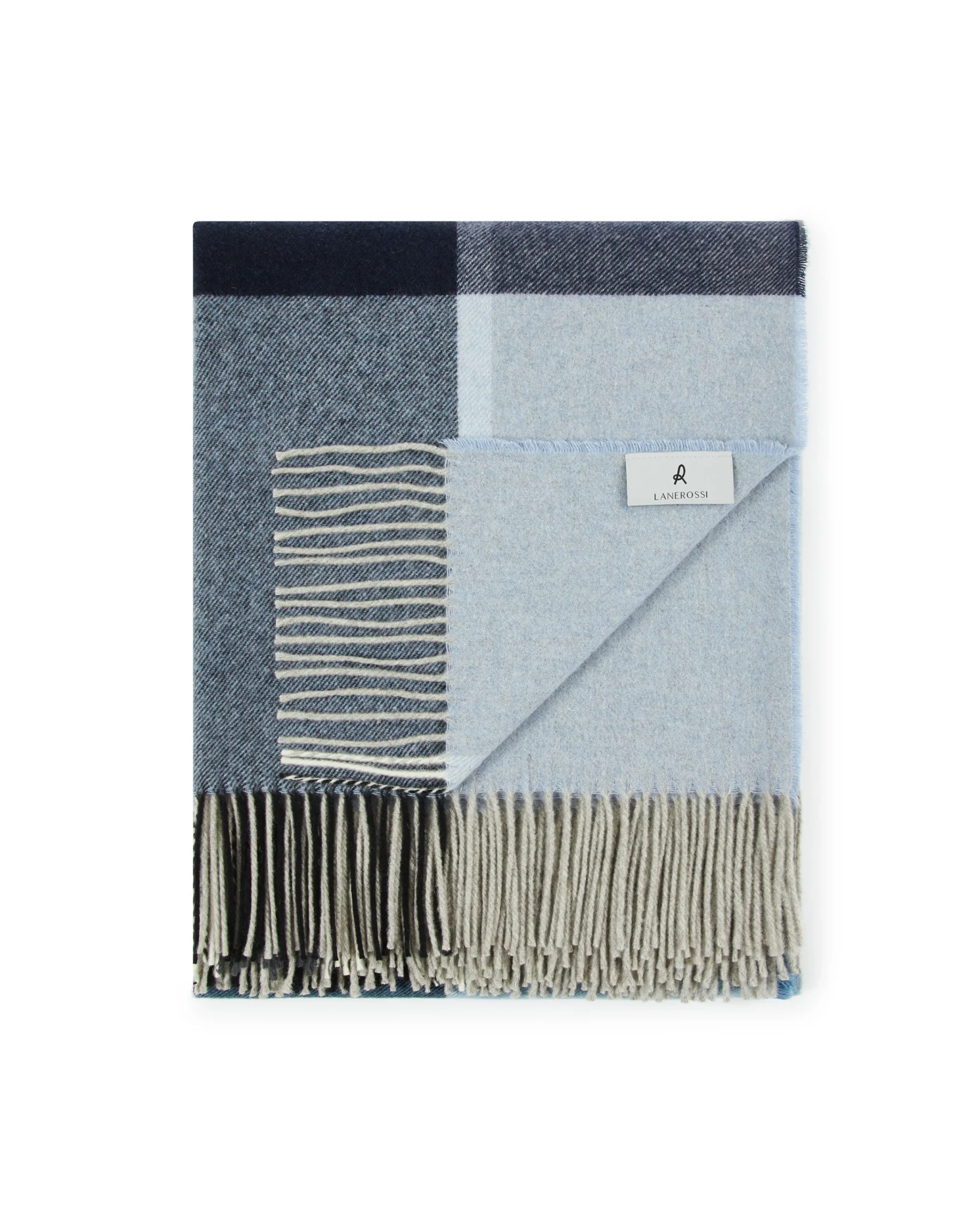 Plaid|Lanerossi Everest Check plaid in puro cashmere